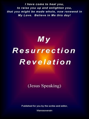 cover image of "My Resurrection Revelation" (Jesus Speaking)